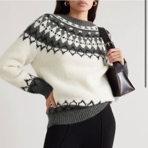 Nili Lotan Marielle Fair Isle Alpaca-Blend Sweater
